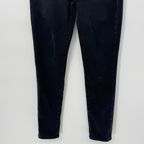 AG Adriano Goldschmied Stevie Ankle Slim Straight‎ Leg Black Jeans - Picture 4 of 8